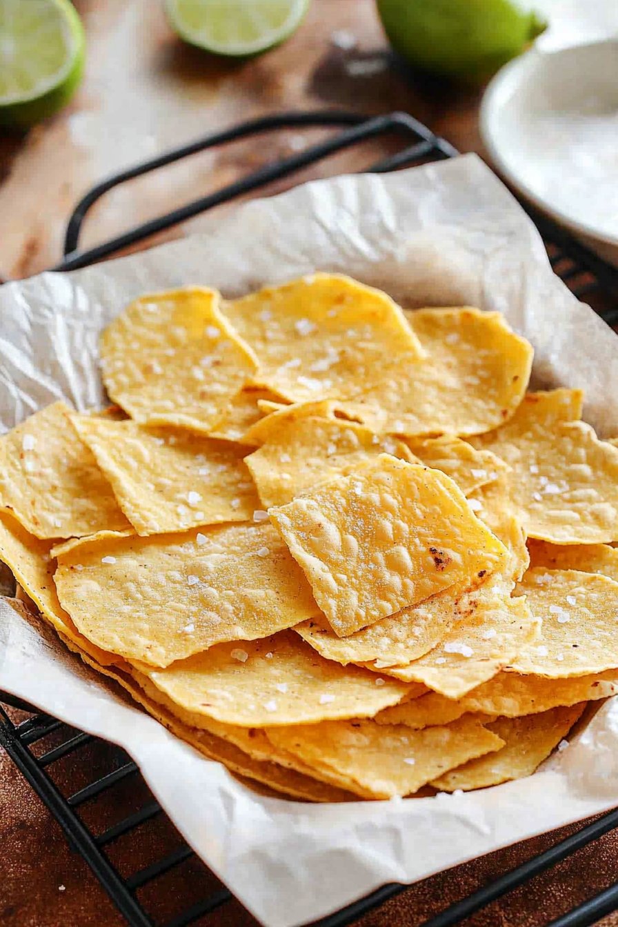 Homemade Baked Tortilla Chips Recipe