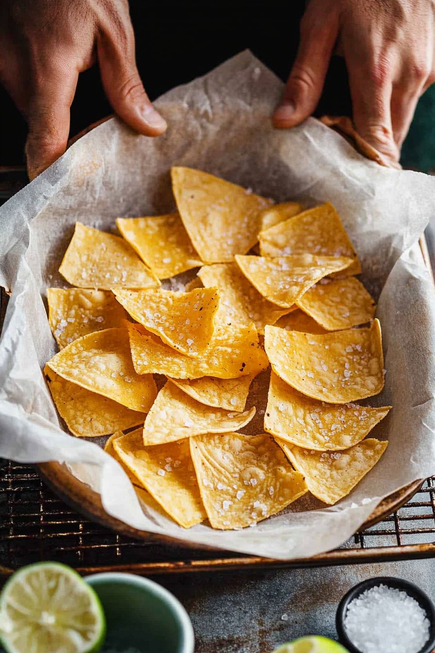 Homemade Baked Tortilla Chips Recipe