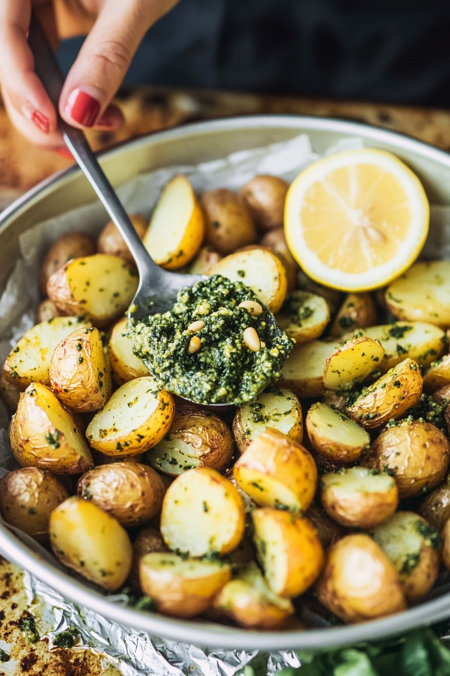 Pesto Roasted Potatoes Recipe: A Flavorful Side Dish