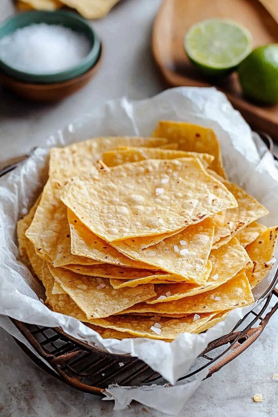 Homemade Baked Tortilla Chips Recipe