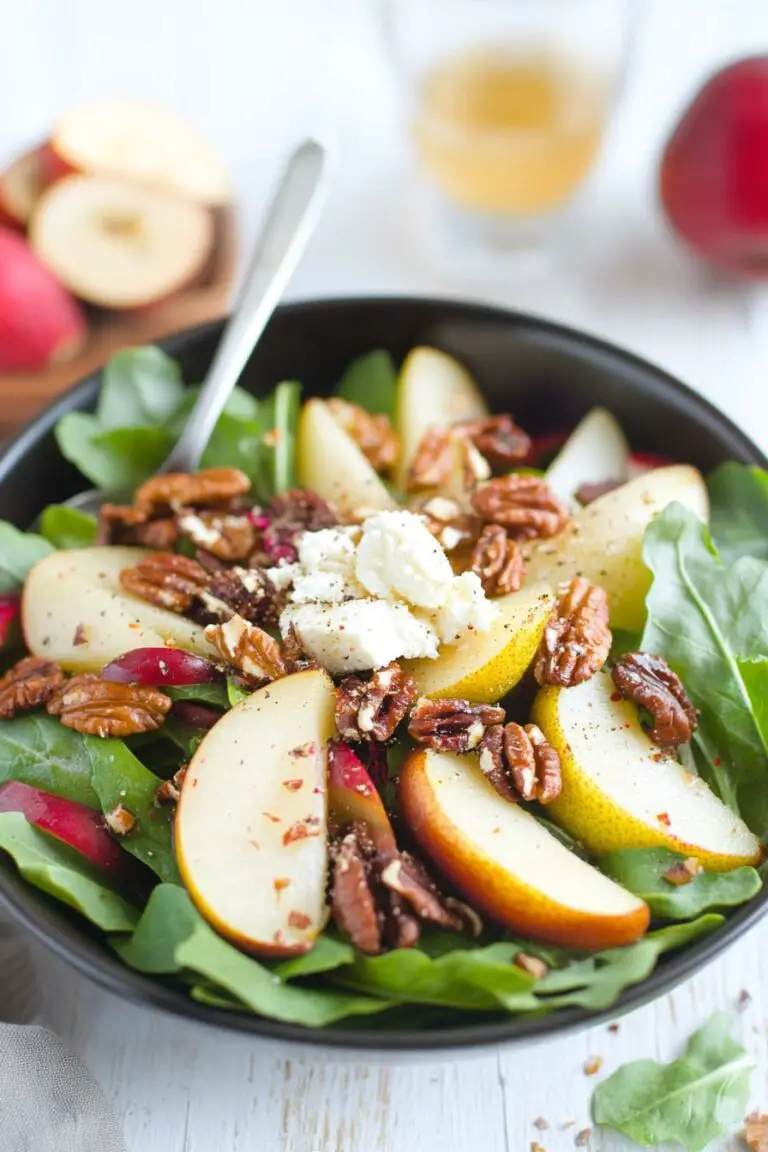 Pear Salad with Goat Cheese