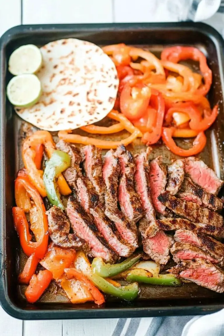 Sheet Pan Steak Fajitas