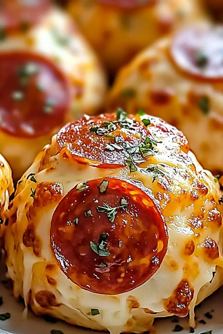 Cheesy Pepperoni Pizza Bombs Recipe