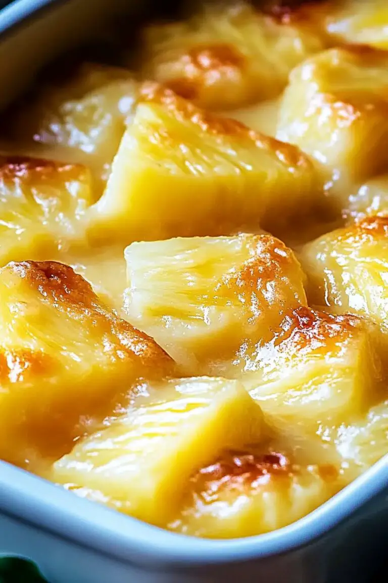 Easy Pineapple Casserole Recipe – Sweet & Savory Side Dish
