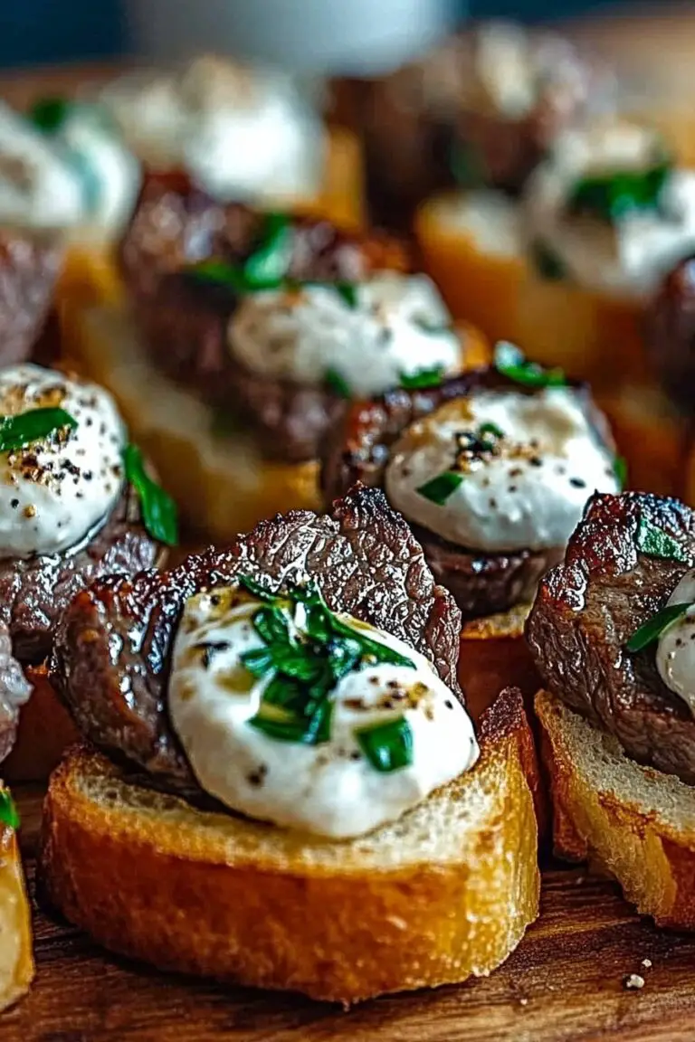 Garlic Bread Steak Bites with Horseradish Cream Recipe