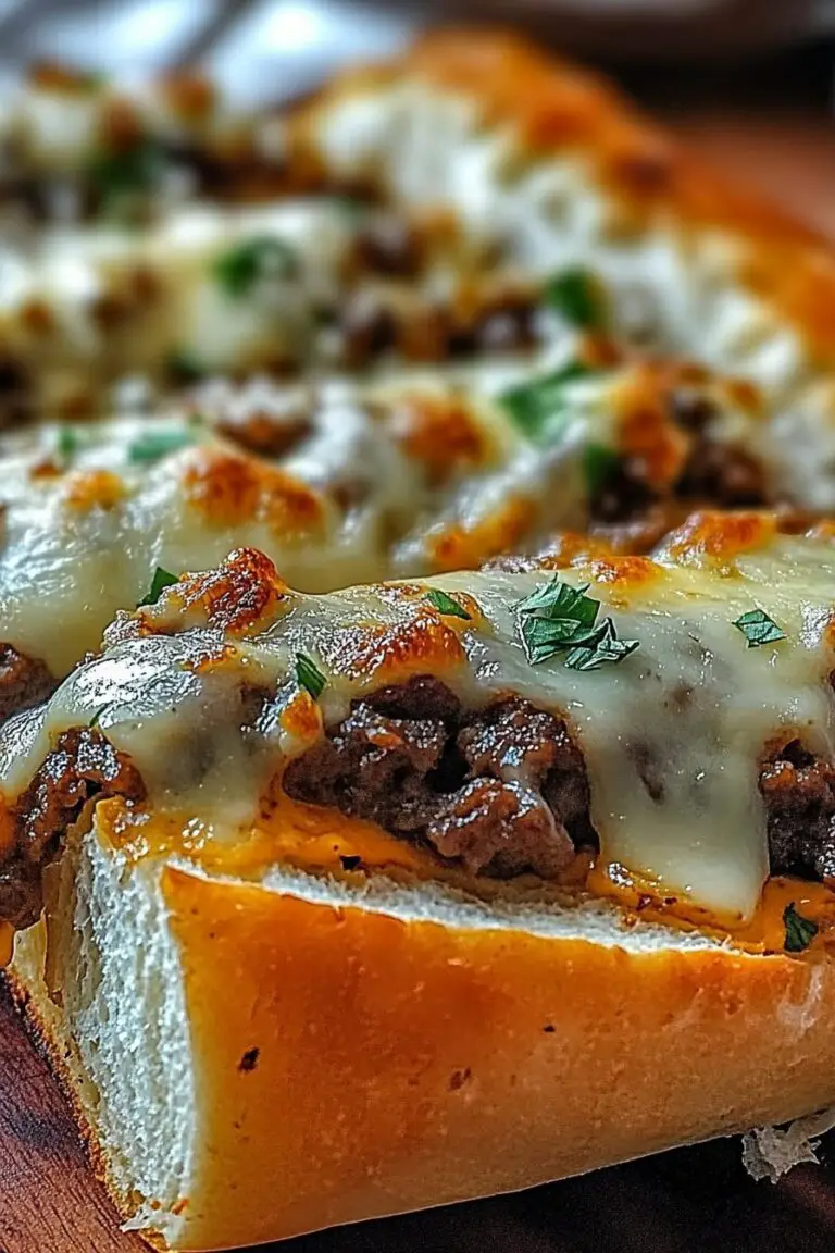 Philly Cheesesteak Cheesy Bread