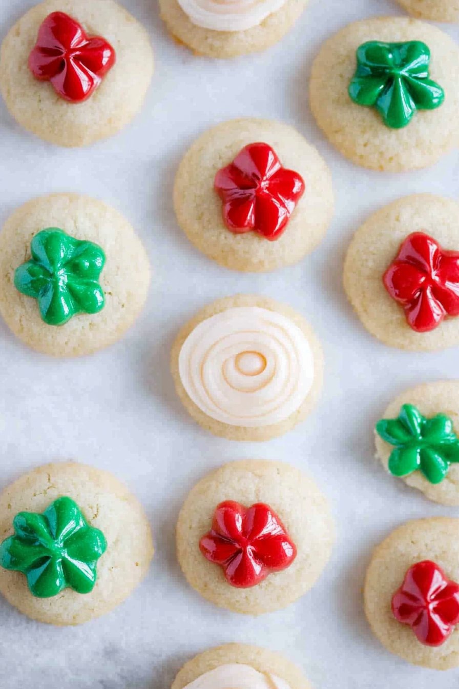 Christmas Melting Moments Sandwich Cookies