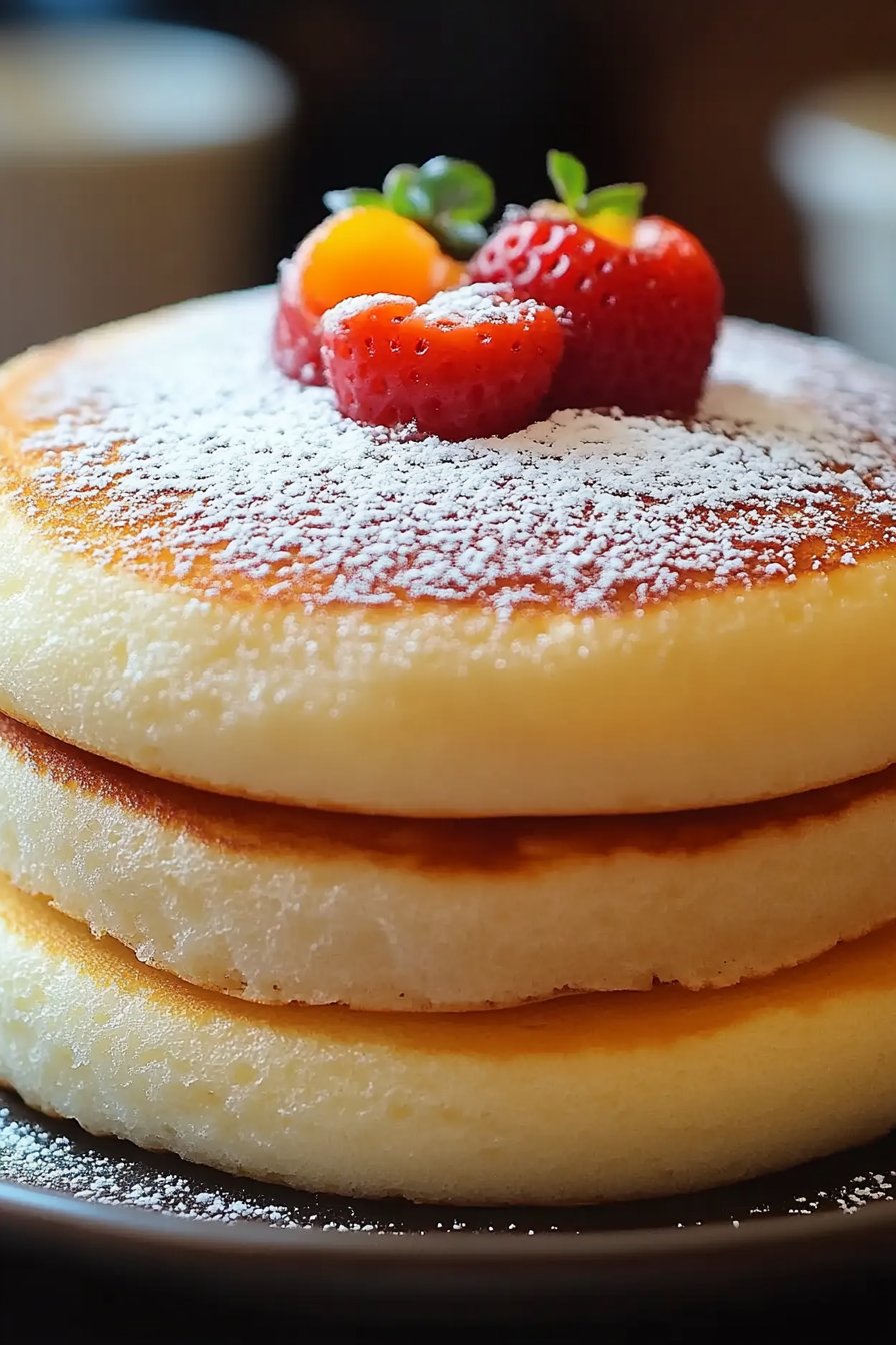 Fluffy Japanese Soufflé Pancakes Recipe