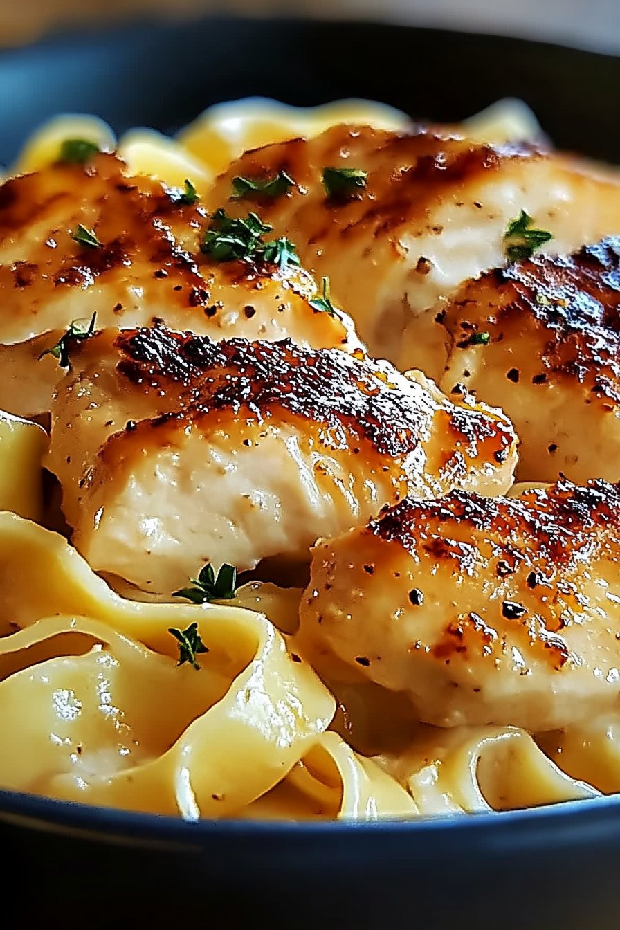 Classic Chicken with Buttered Noodles Recipe