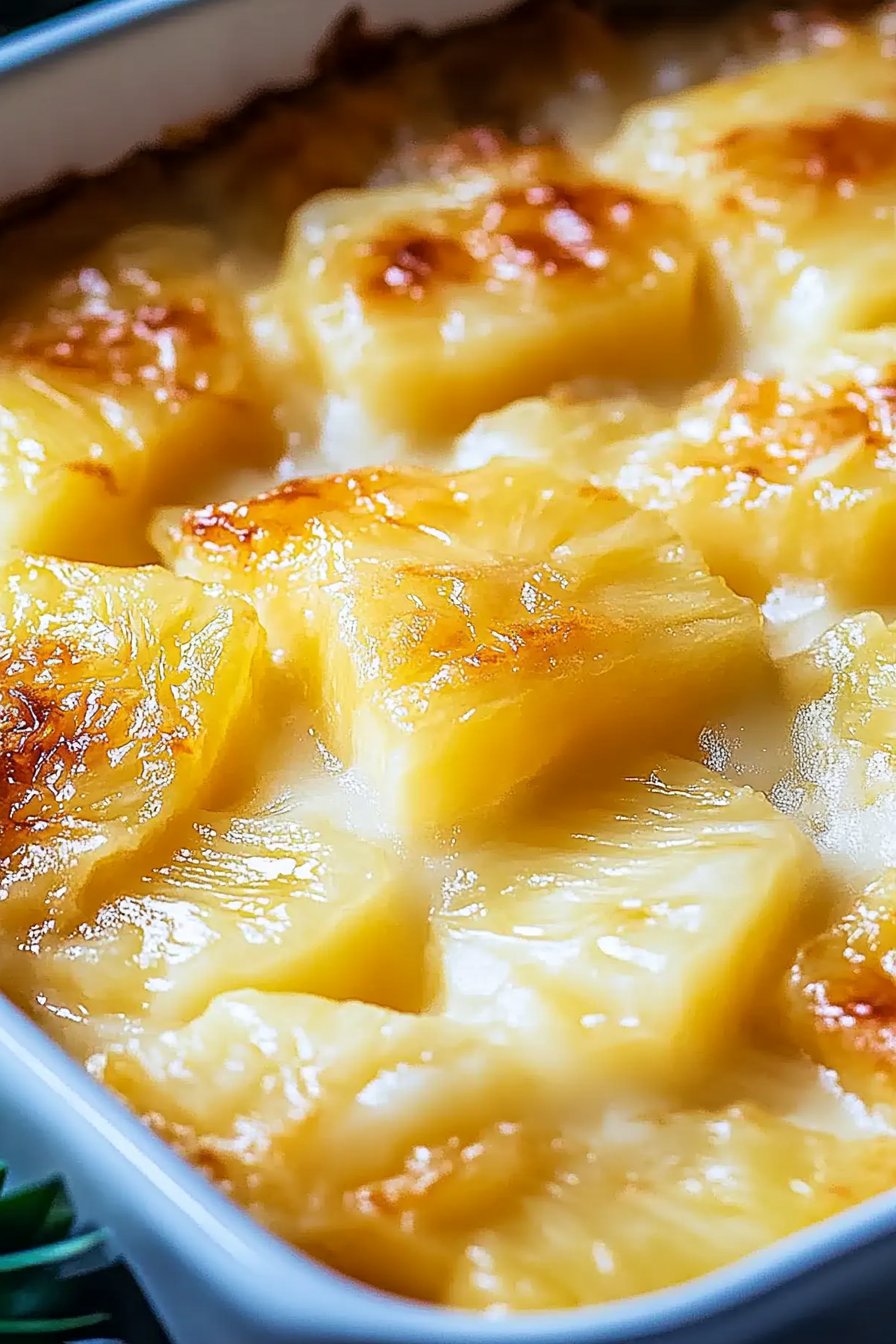 Easy Pineapple Casserole Recipe – Sweet & Savory Side Dish