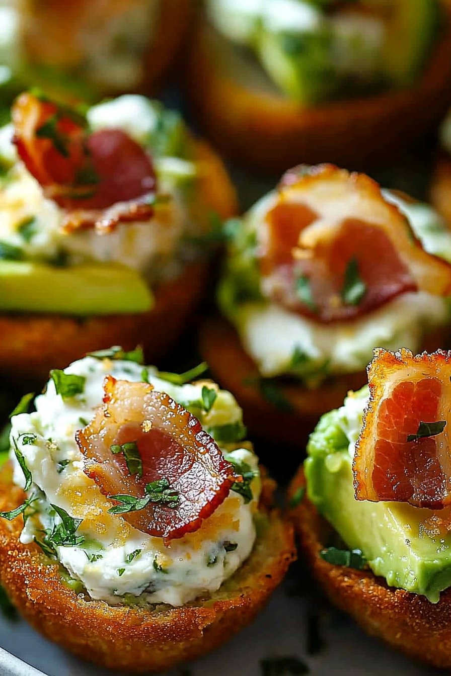 Cream Cheese Avocado Bacon Bites Recipe