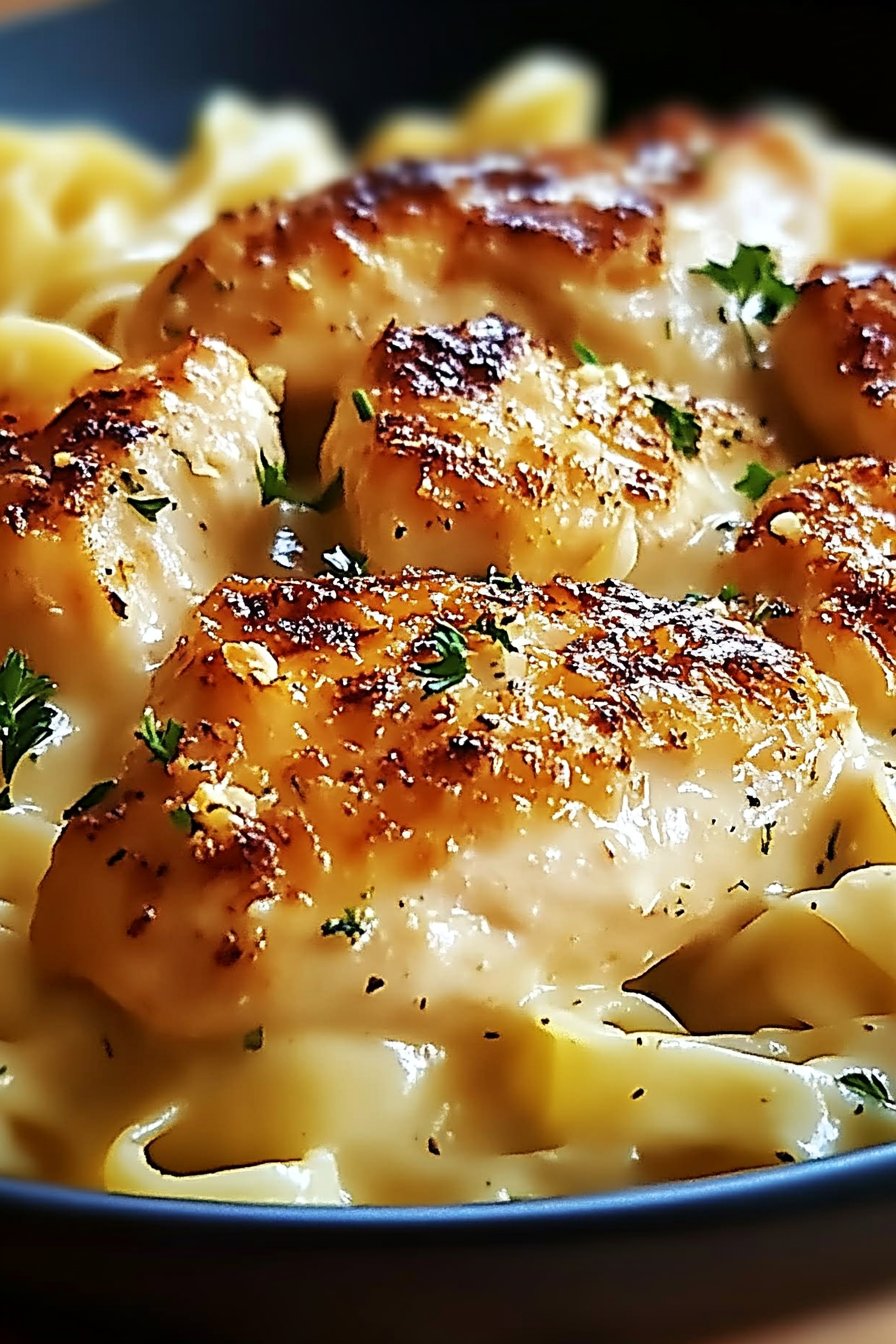 Classic Chicken with Buttered Noodles Recipe