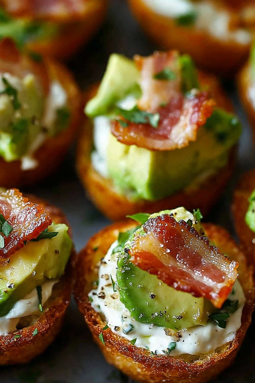 Cream Cheese Avocado Bacon Bites Recipe
