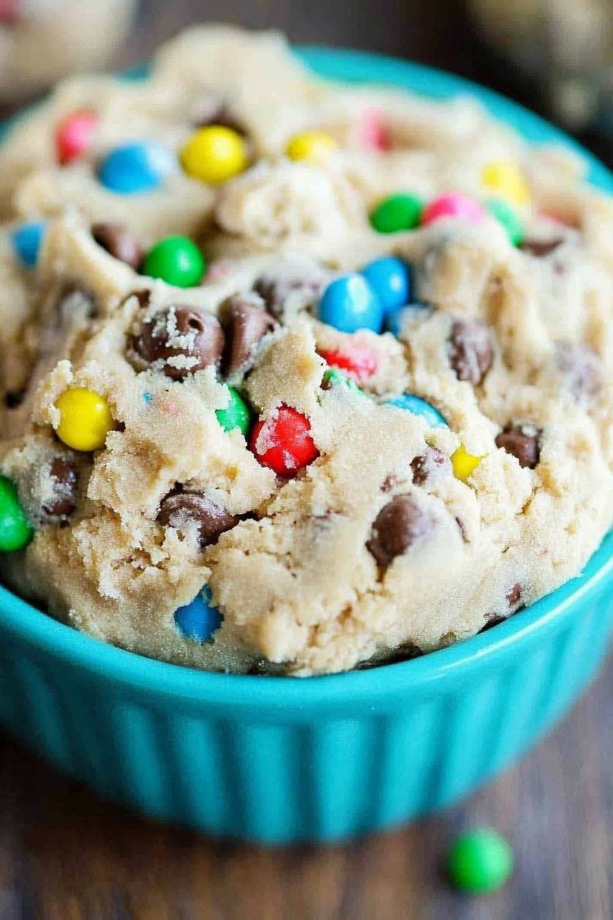 Edible Monster Cookie Dough