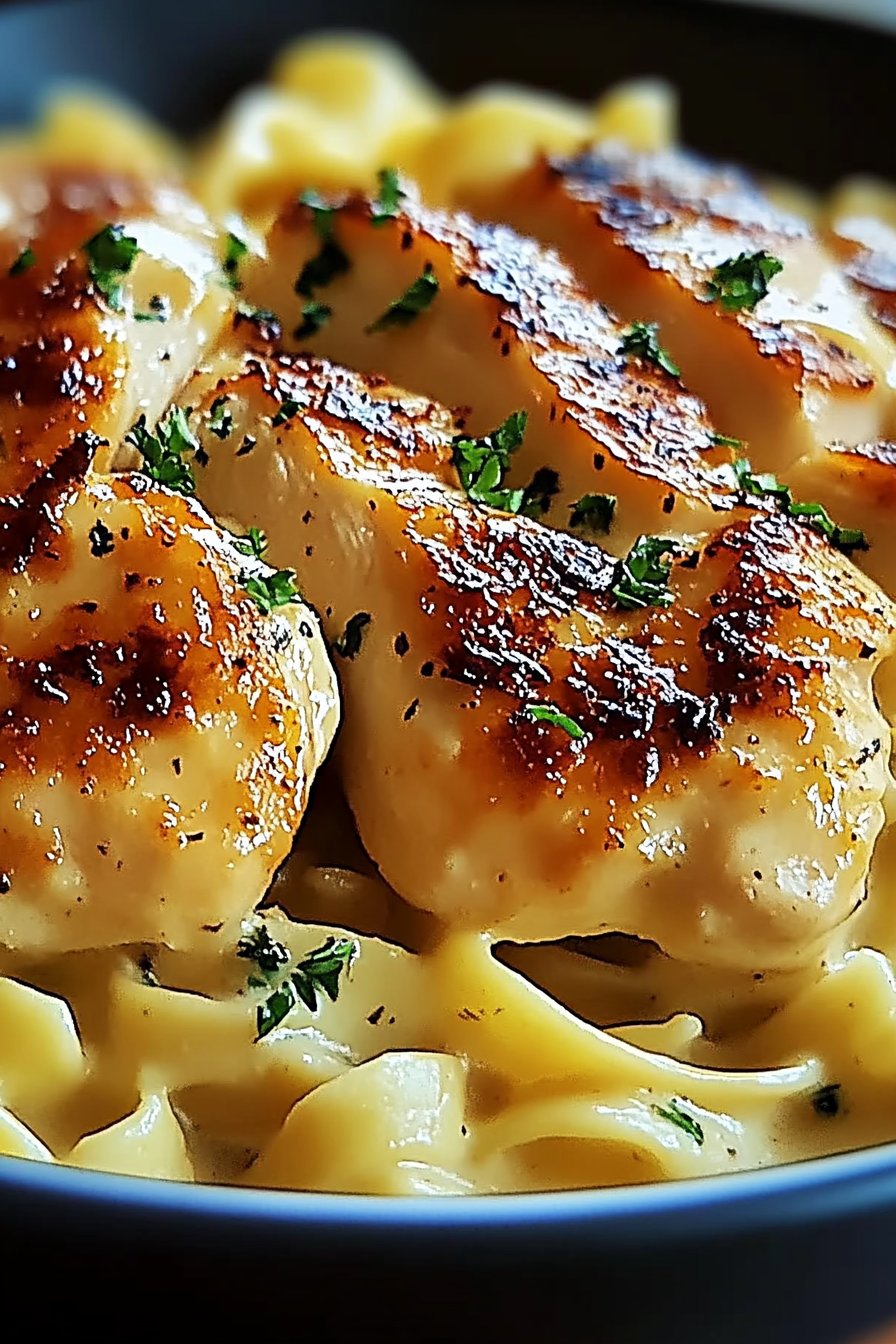Classic Chicken with Buttered Noodles Recipe