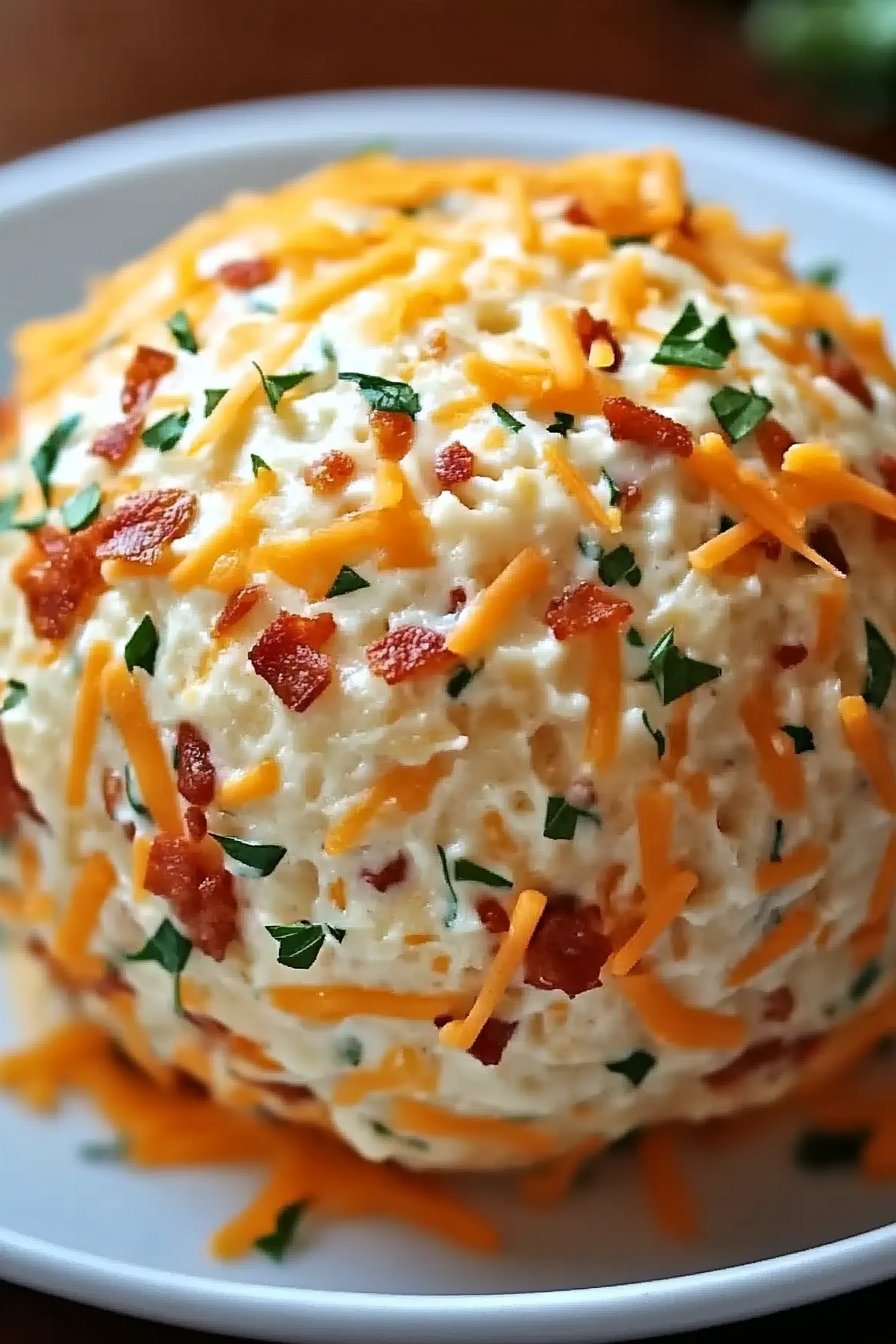 Irresistible Cheddar Ranch Cheese Ball Recipe