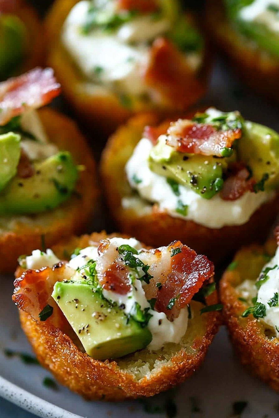 Cream Cheese Avocado Bacon Bites Recipe