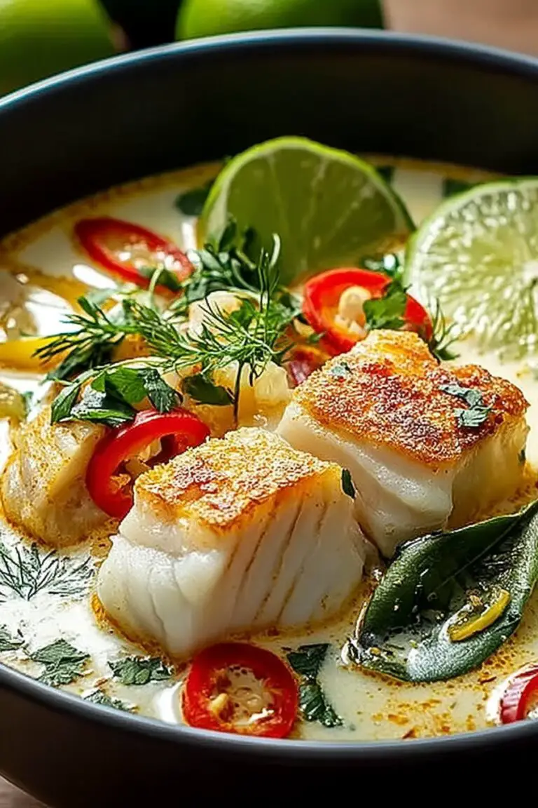 Coconut Lime Fish Soup