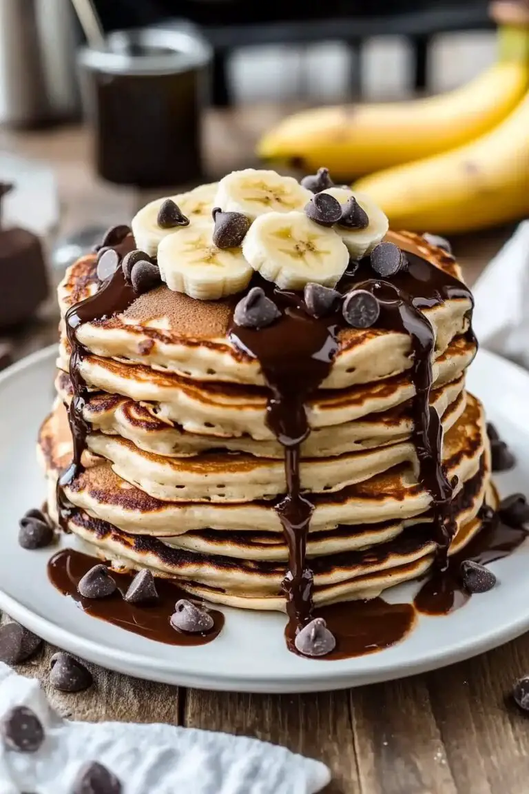 Banana Chocolate Chip Pancake Recipe