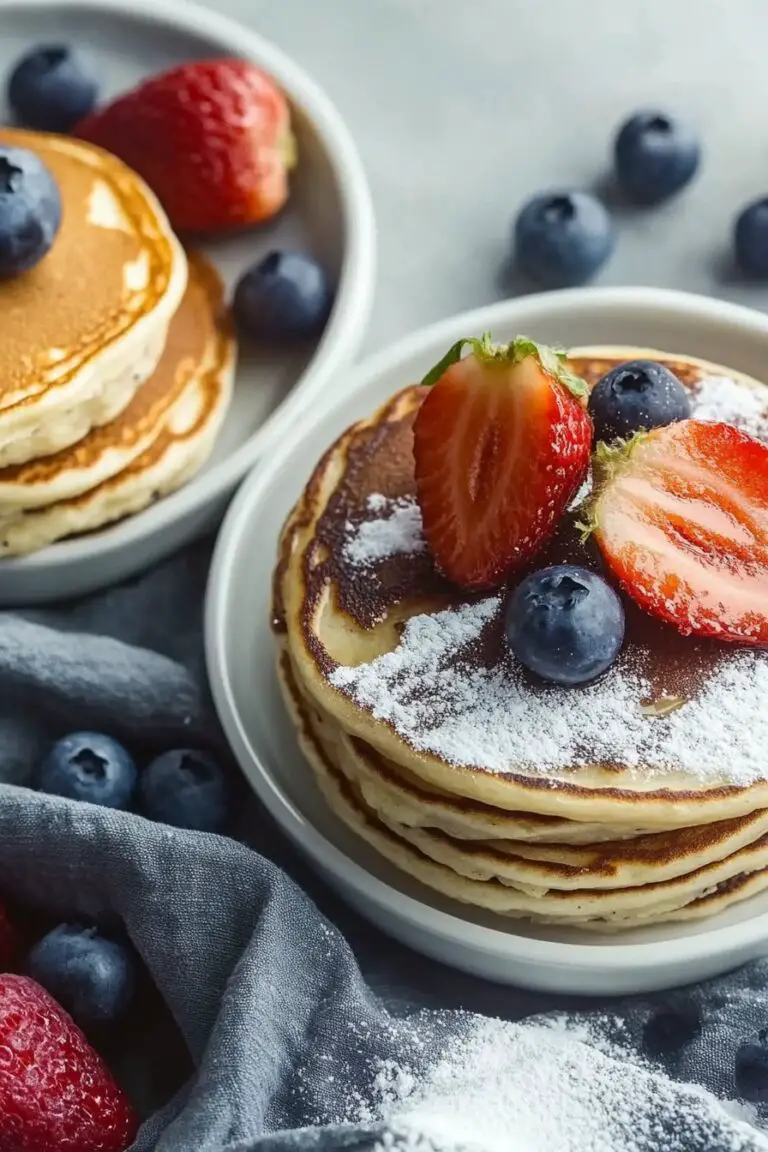 Easy Protein Pancakes Recipe (No Banana)