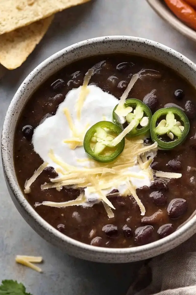 Smoky Black Bean Soup