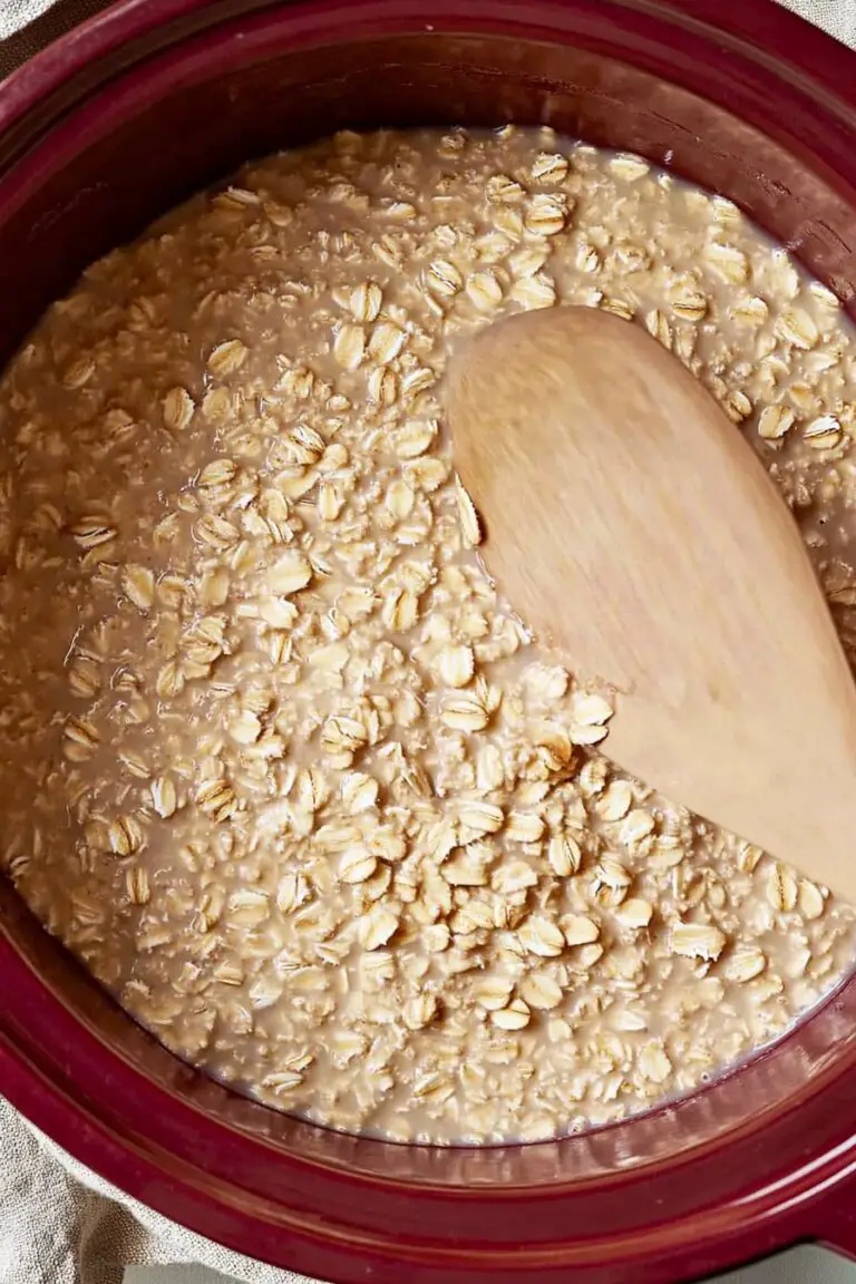 Slow Cooker Steel Cut Oatmeal