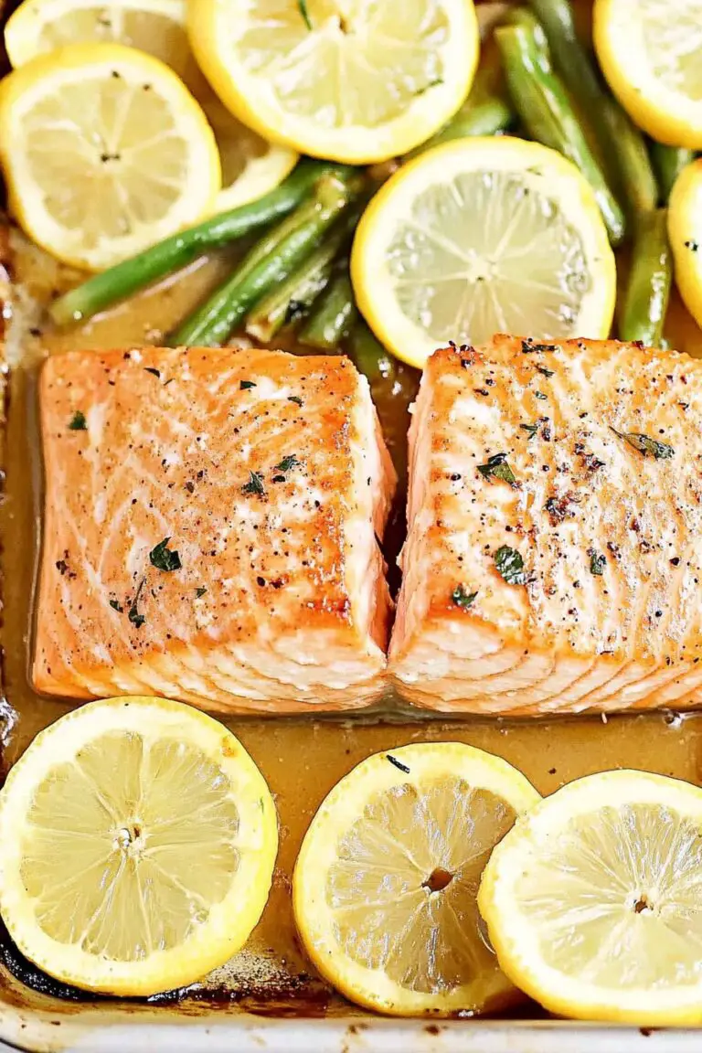 One Pan Salmon Dinner
