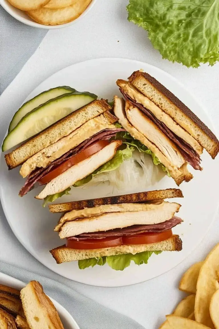 New Recipe: Chicken Club Sandwich – My Go-To Crowd Pleaser (with Real Life Tips!)