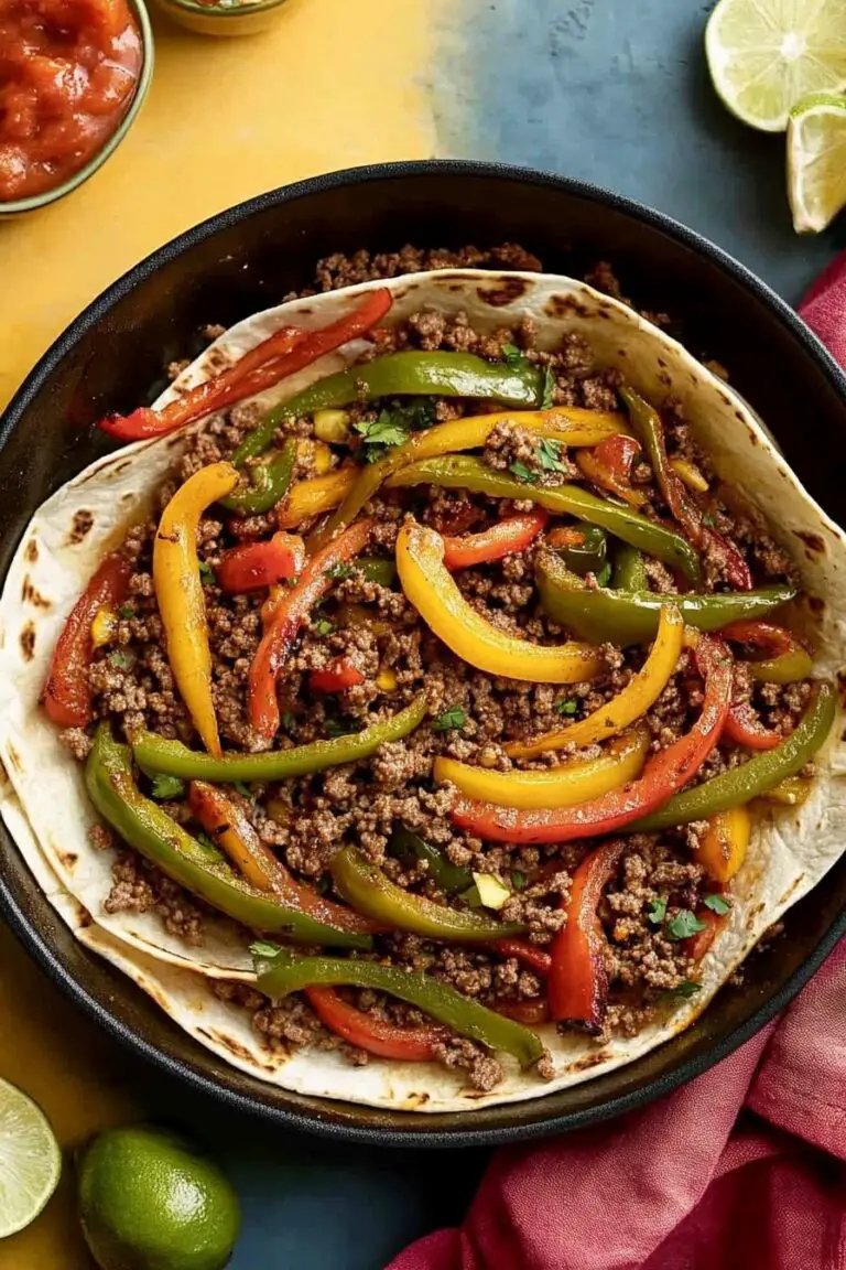new recipe: Ground Beef Fajitas (With a Dash of Real-Life Cooking!)