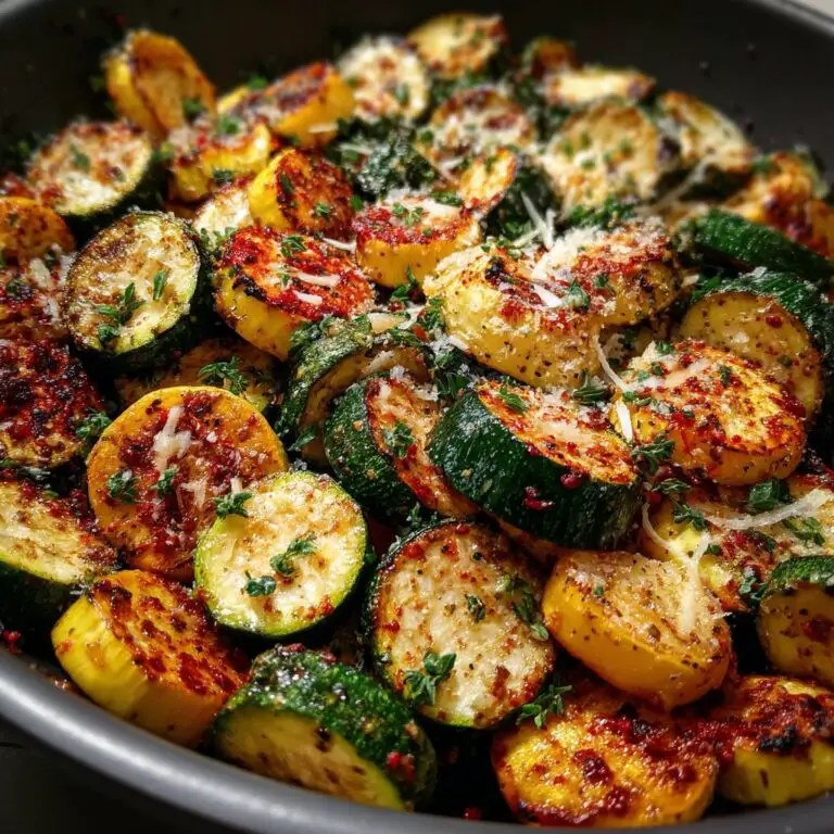Garlic Parmesan Zucchini & Squash Medley