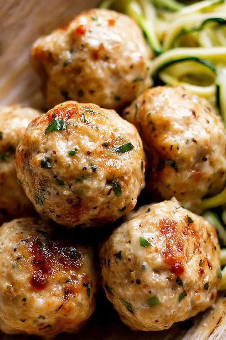 Baked Chicken Meatballs