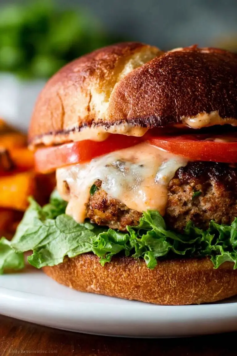 Spicy Jalapeño Turkey Burgers