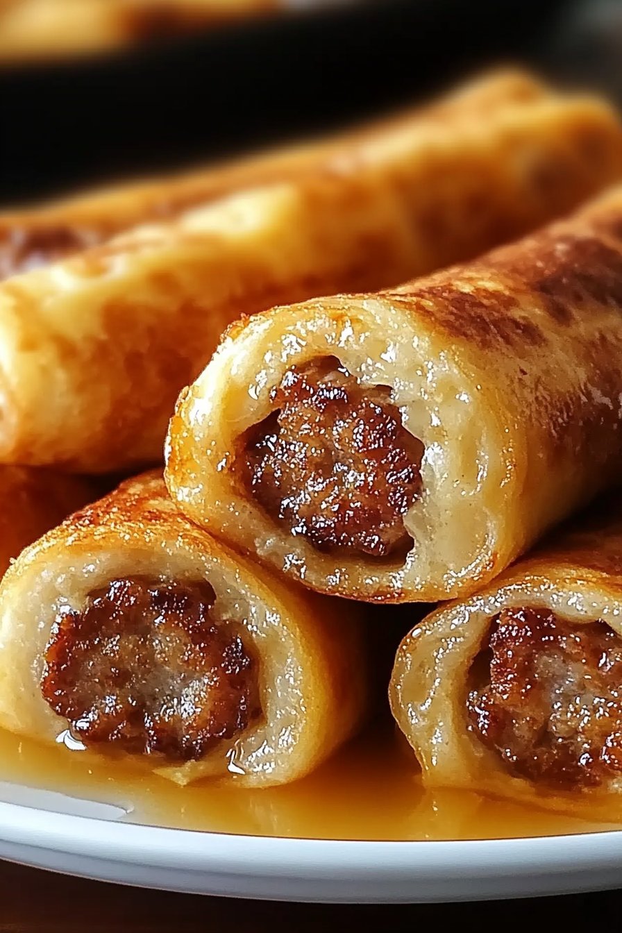 Sausage French Toast Roll-Ups Recipe