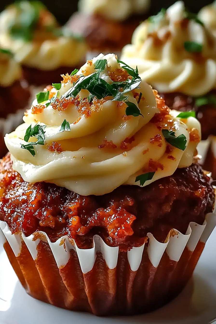 Meatloaf Cupcakes