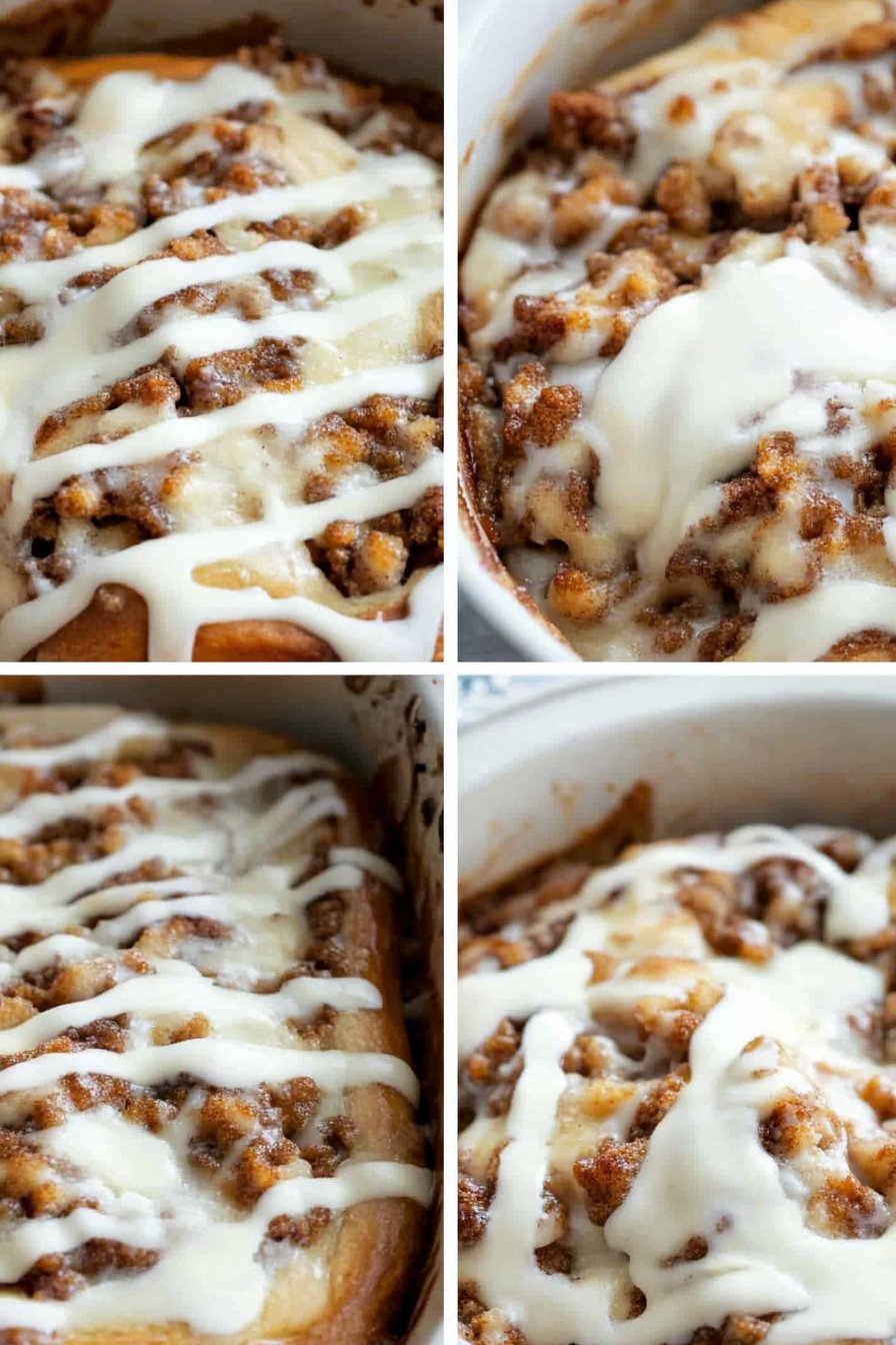 Crock Pot Cinnamon Roll Casserole