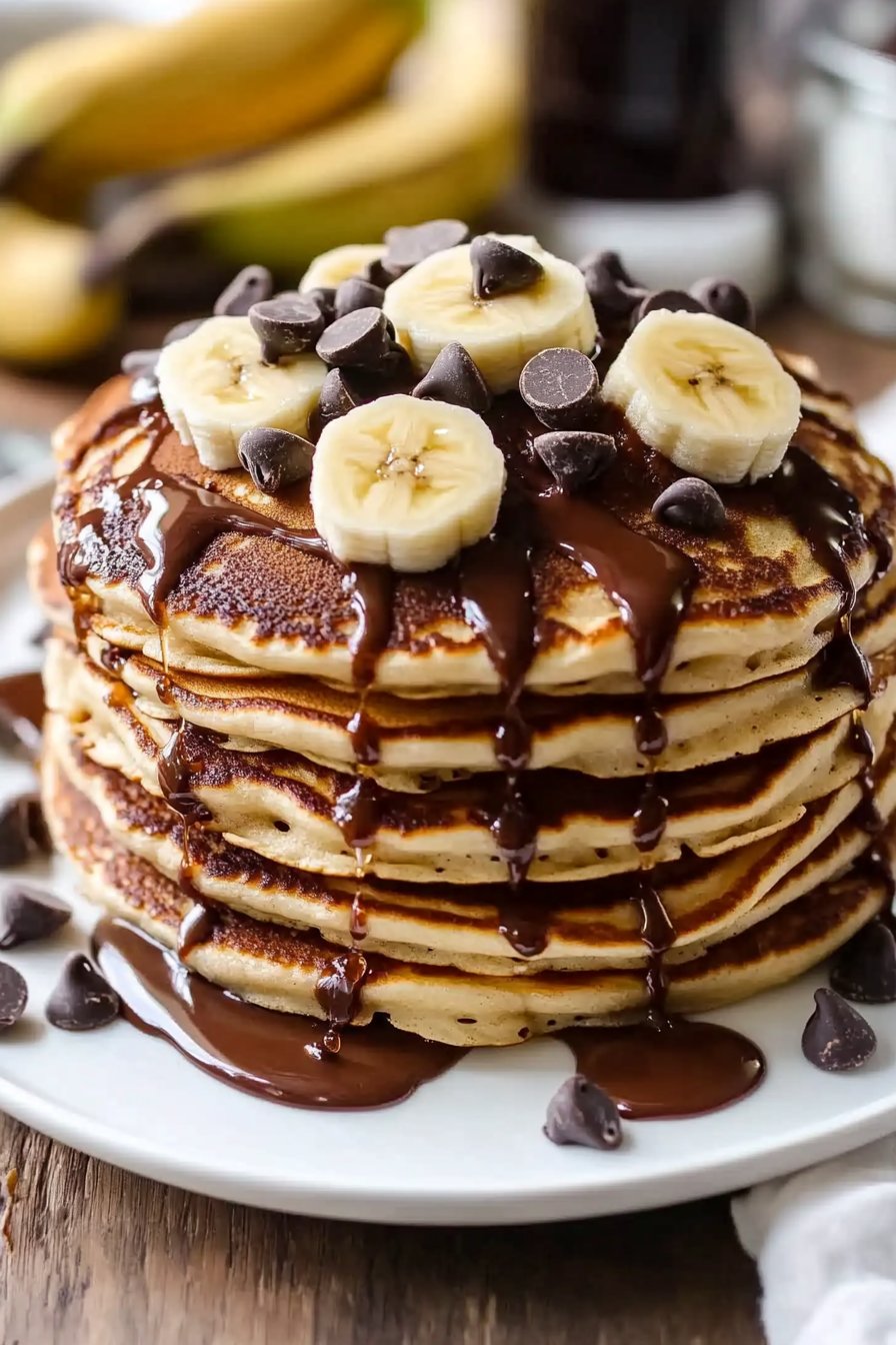 Banana Chocolate Chip Pancake Recipe
