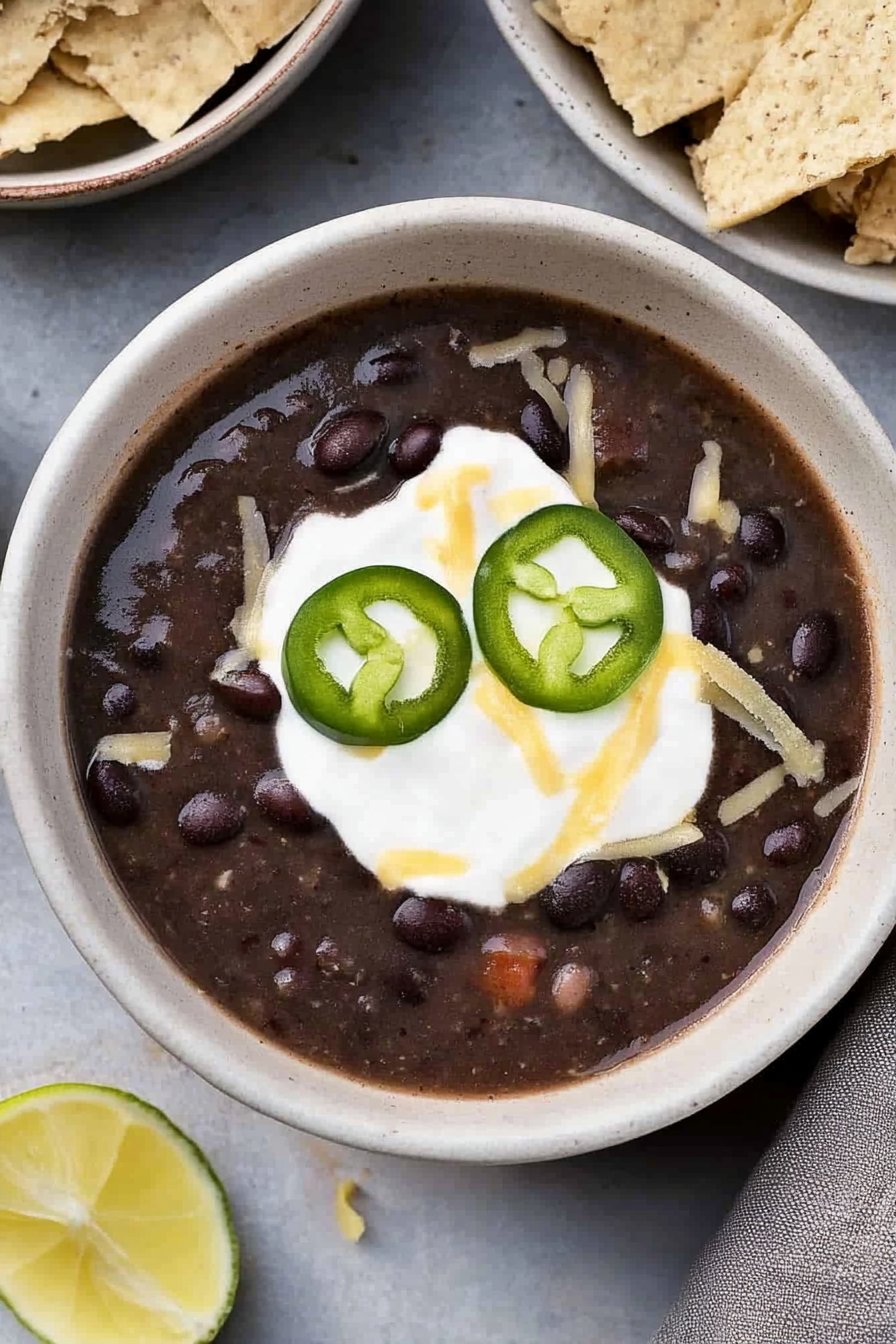 Smoky Black Bean Soup