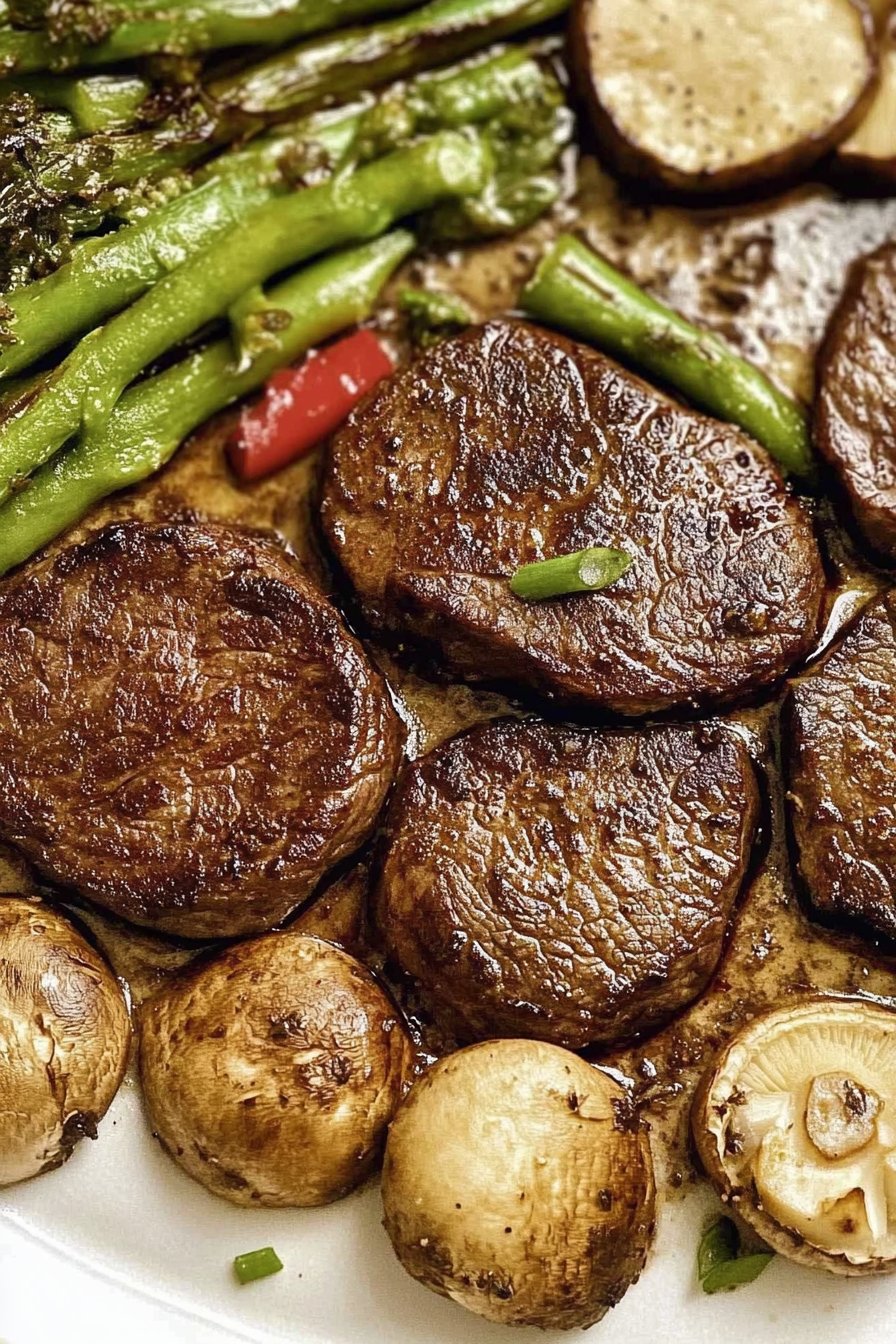 One Pan Mushroom Steak Dinner