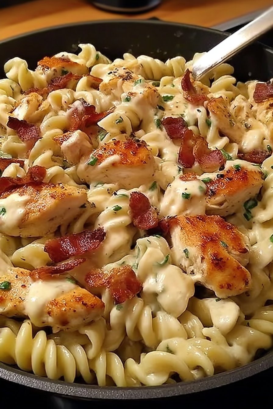 Chicken Bacon Ranch Pasta