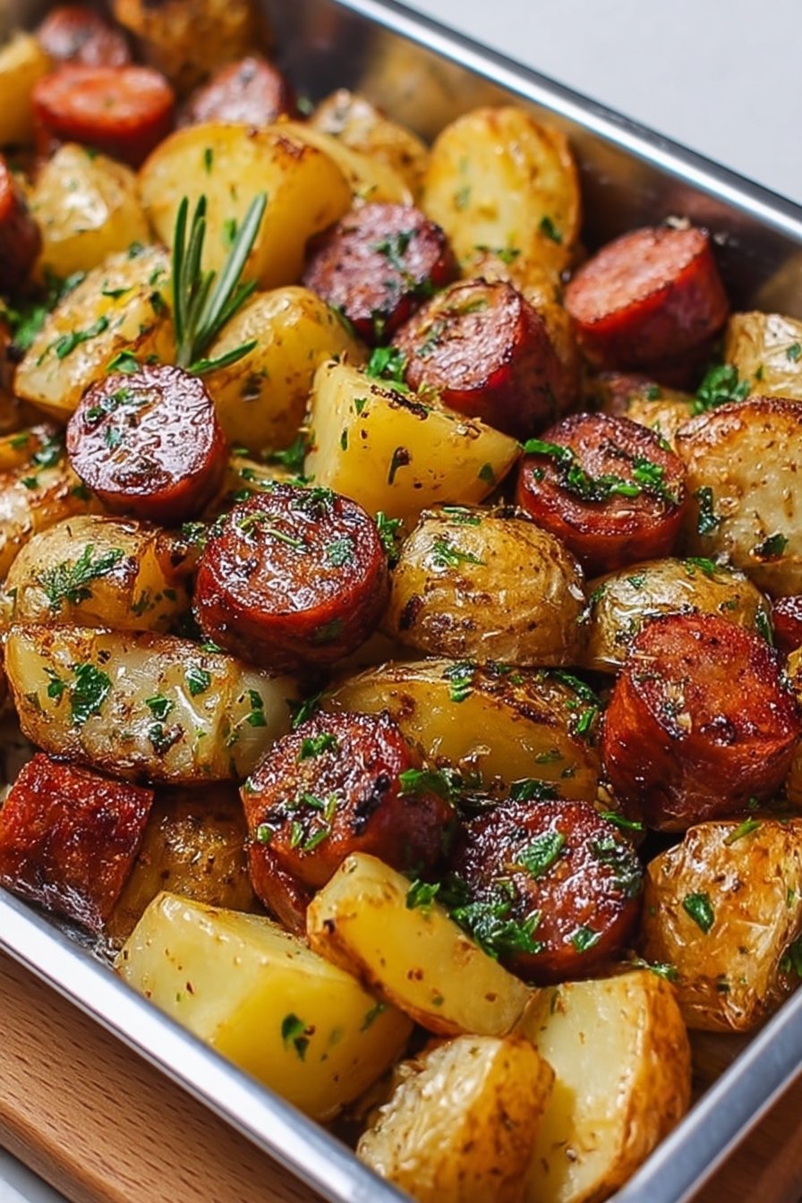Potatoes And Smoked Sausage