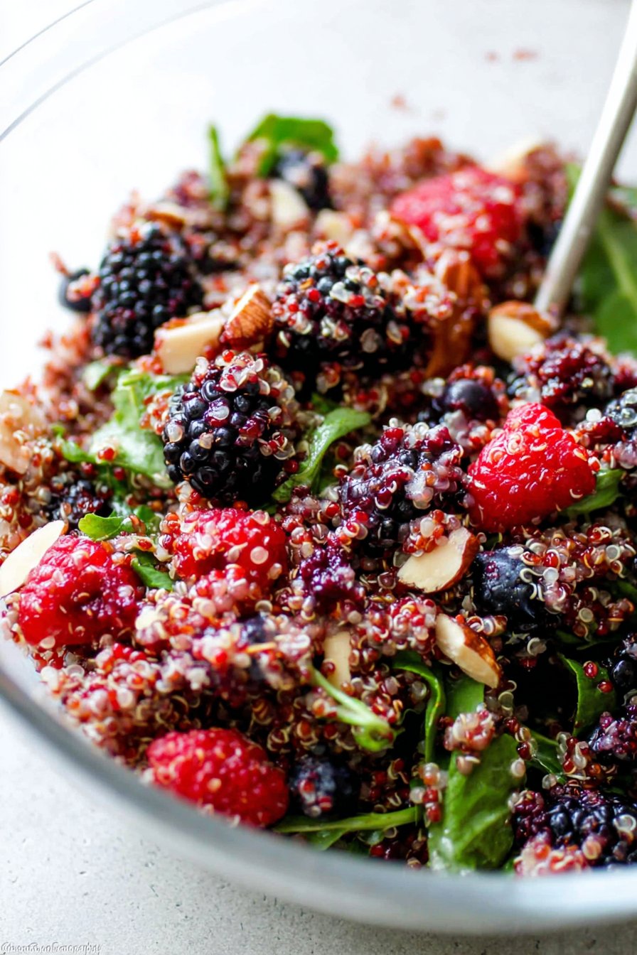 Fresh Berry Quinoa Salad