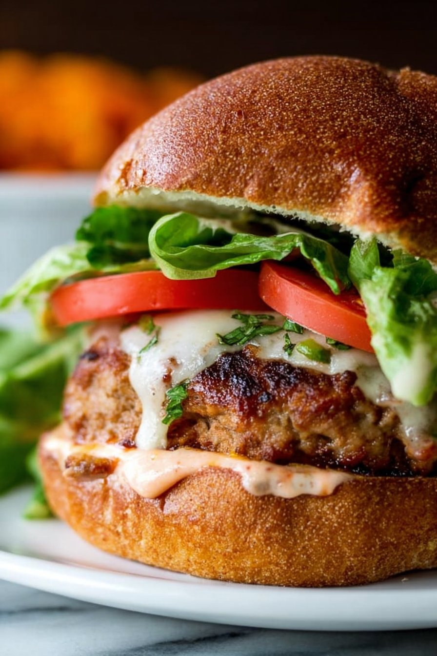 Spicy Jalapeño Turkey Burgers
