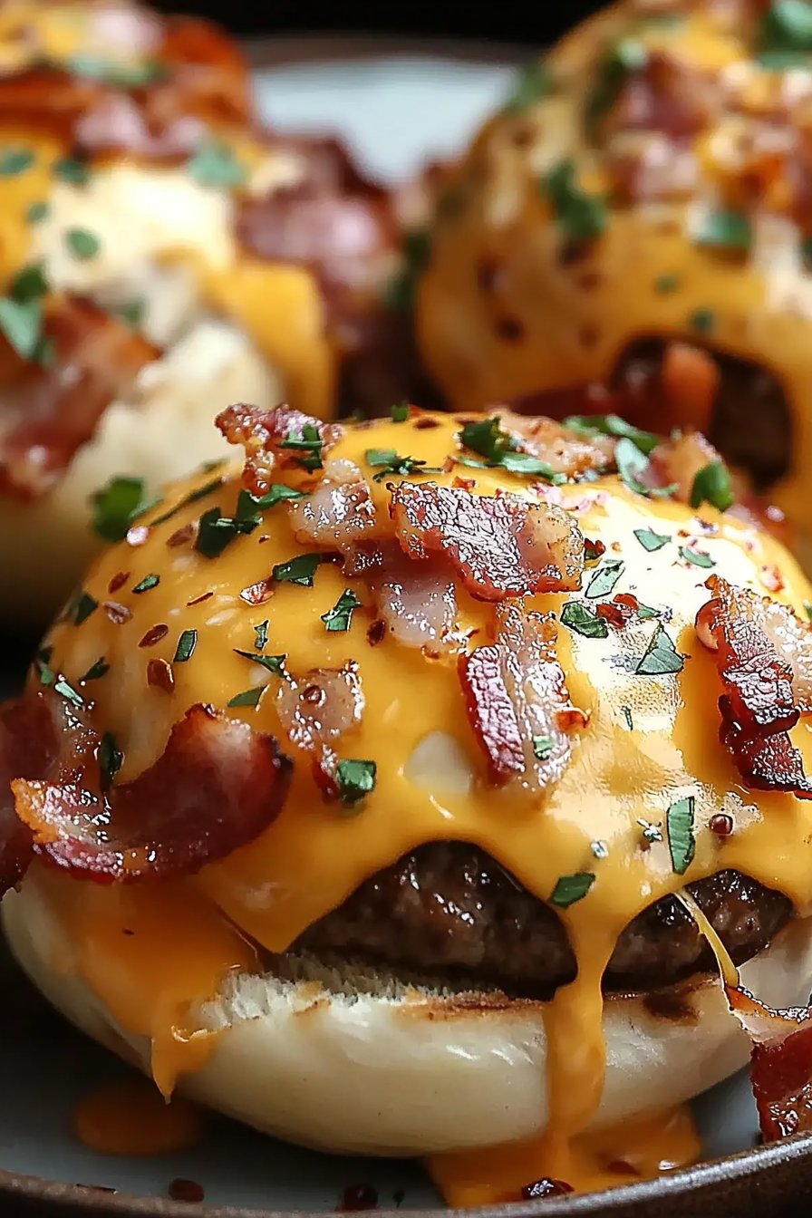 Easy Bacon Cheeseburger Bombs Recipe