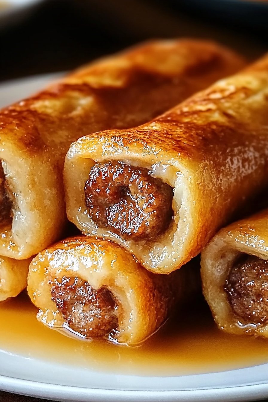 Sausage French Toast Roll-Ups Recipe