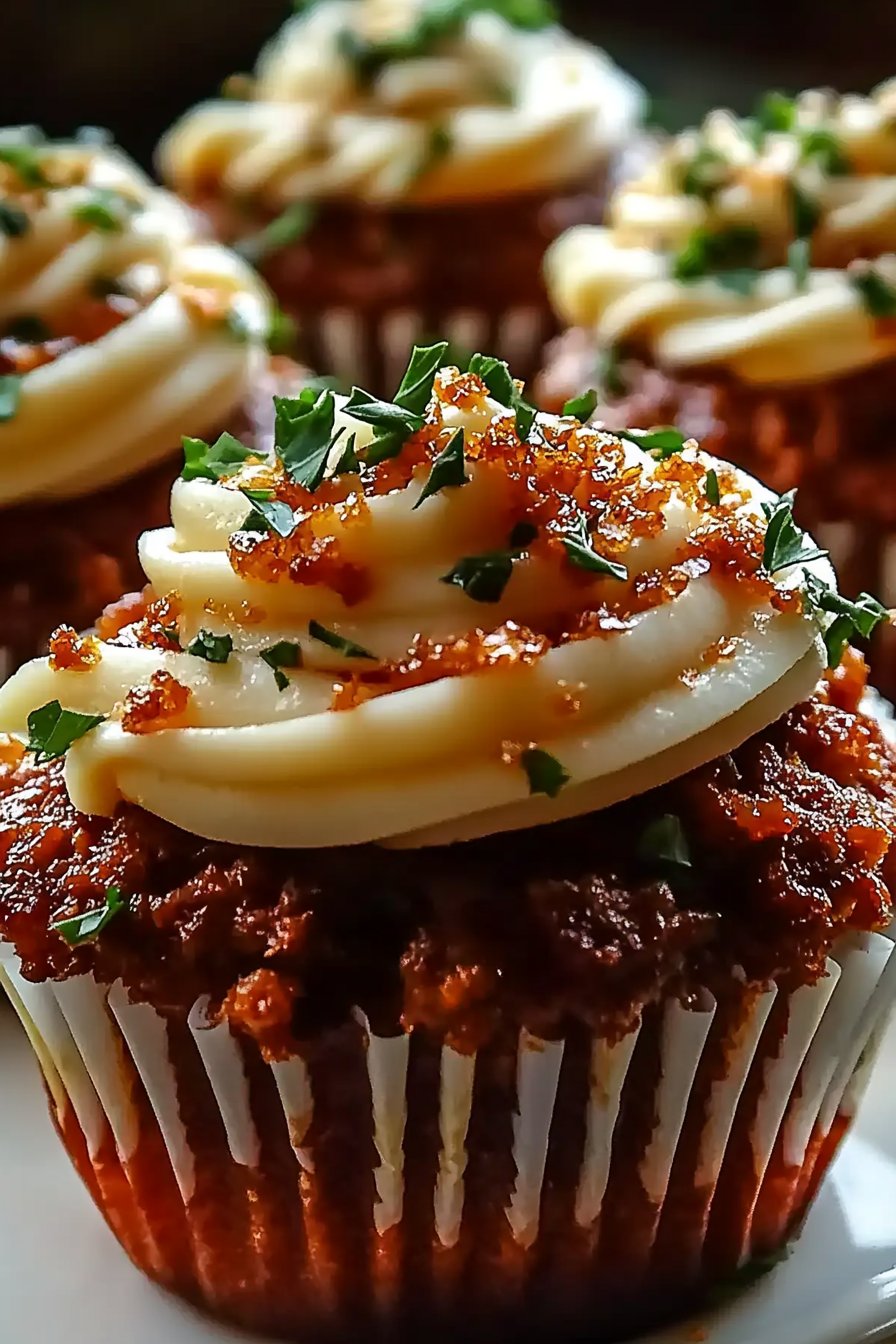 Meatloaf Cupcakes