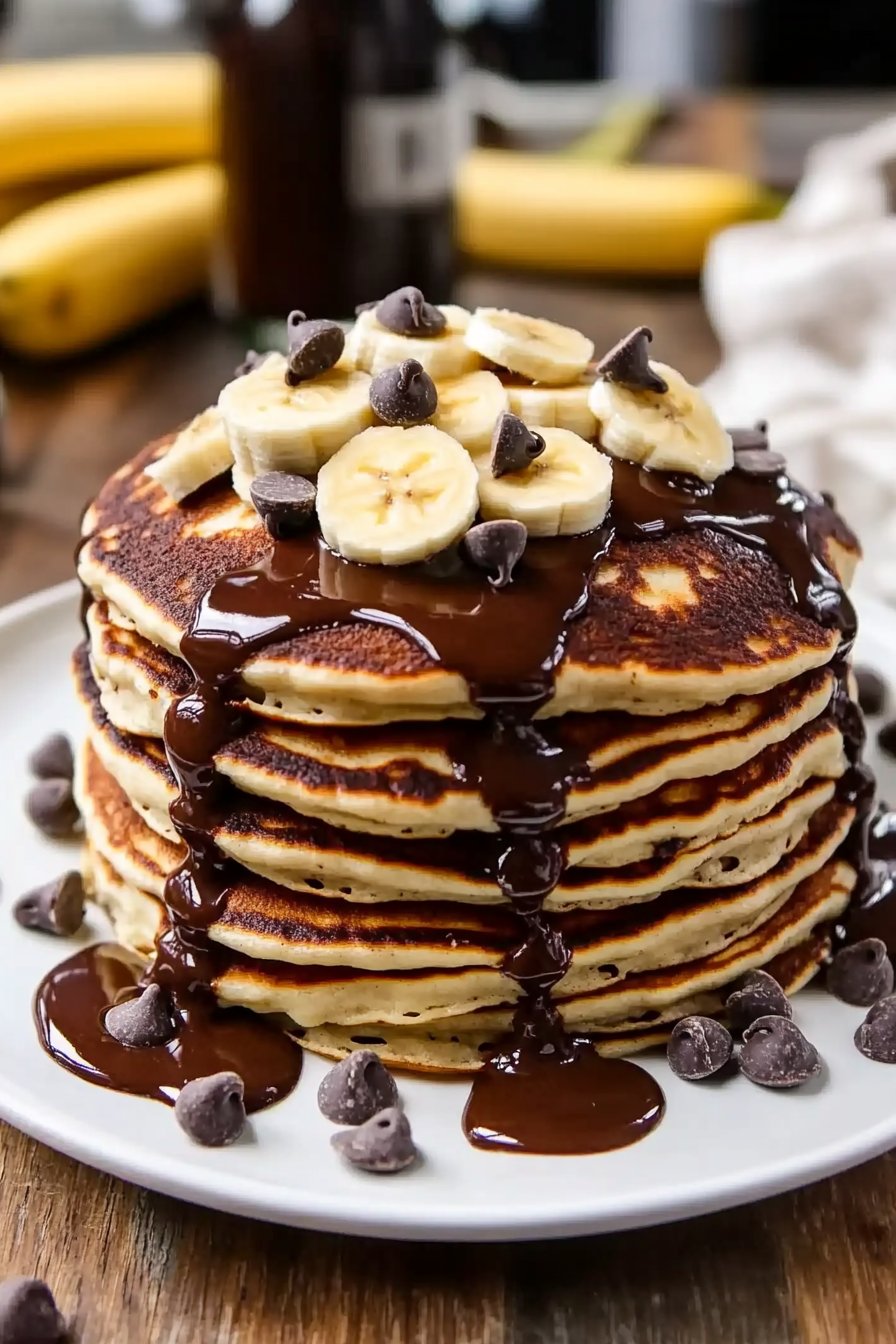 Banana Chocolate Chip Pancake Recipe
