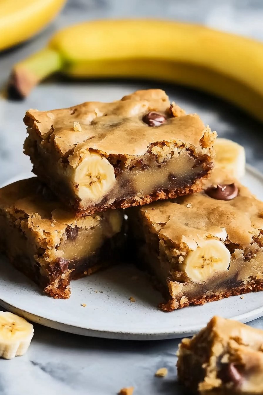 Banana Blondies Recipe