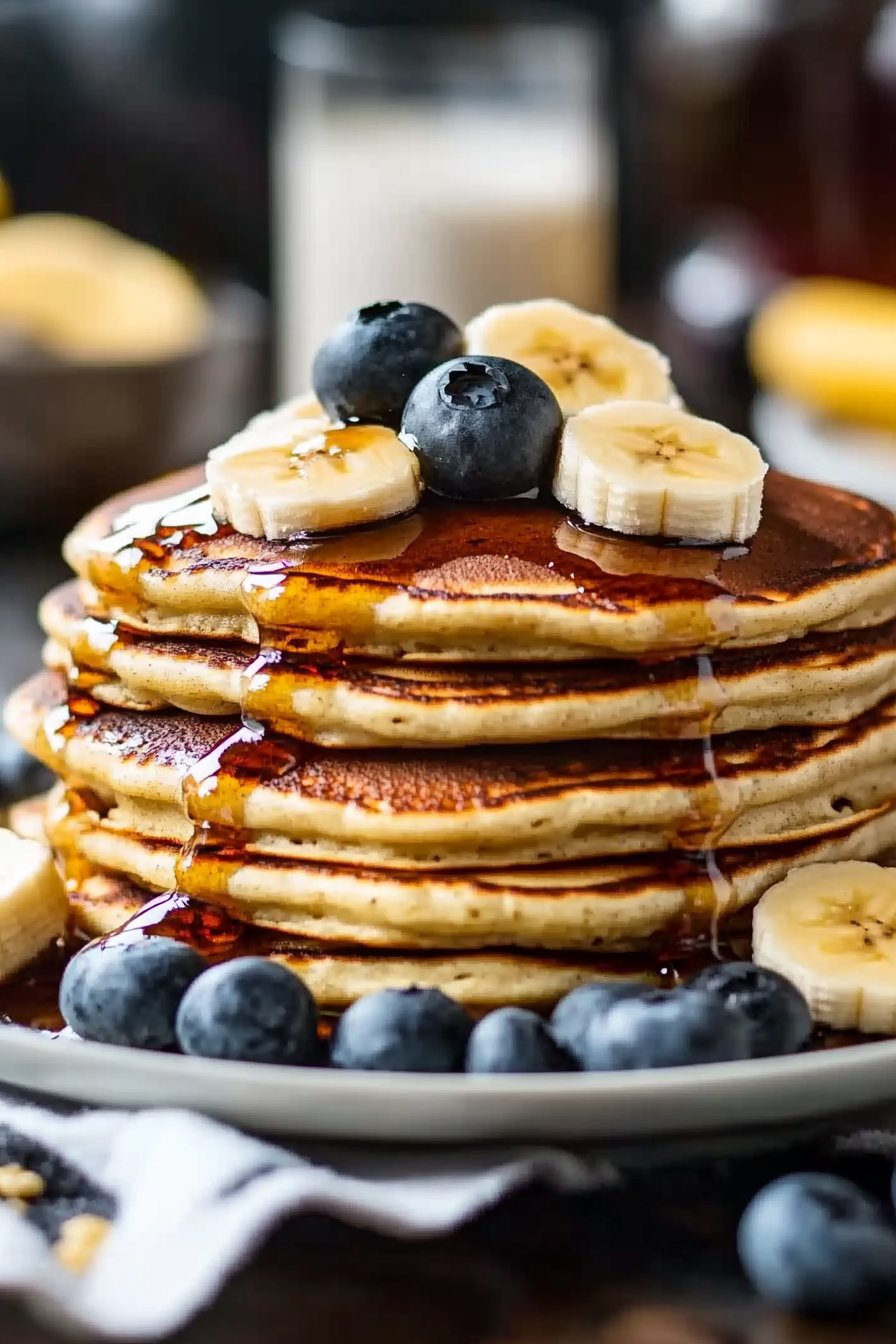 Easy and Nutritious Banana Protein Pancakes Recipe