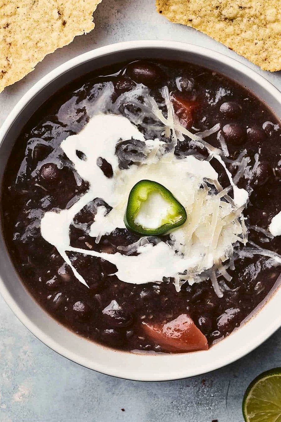 Smoky Black Bean Soup