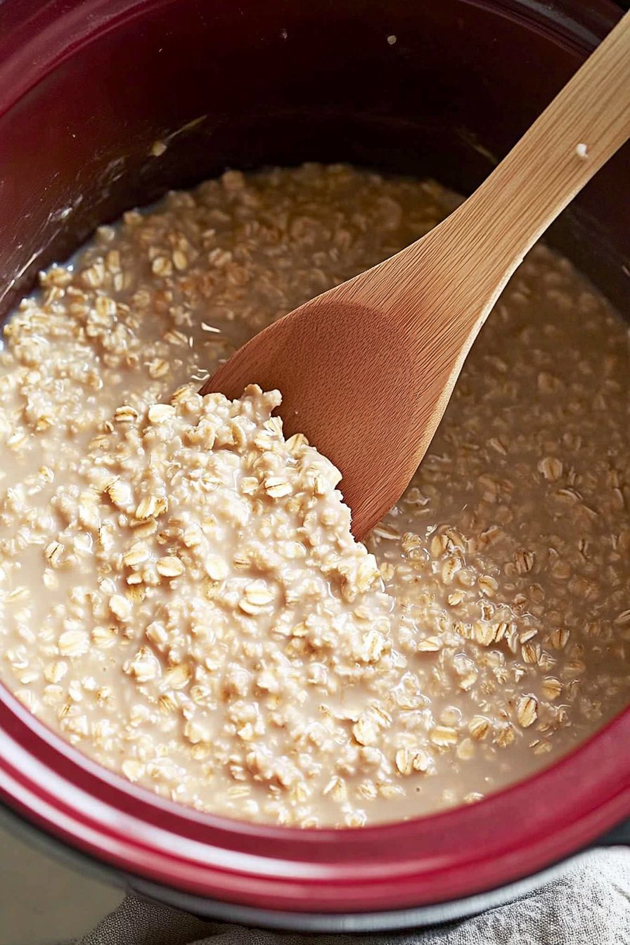 Slow Cooker Steel Cut Oatmeal